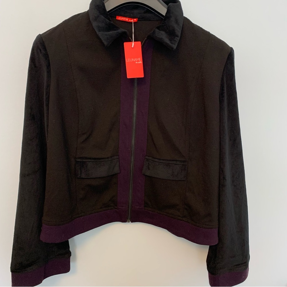 Leuname mar jacket XL full zip versatile work to workout jacket